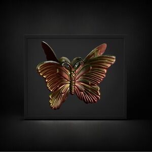 💖 Lovely Vintage Butterfly Hair Claw 💖